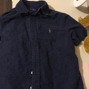 Boys Short Sleeve Button Down